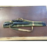 A Hatsan Edgar Brothers striker air rifle and slip case, .22cal