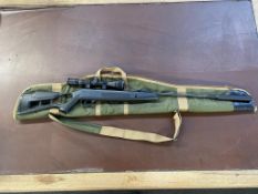 A Hatsan Edgar Brothers striker air rifle and slip case, .22cal