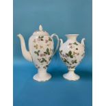 A collection of Wedgwood 'Wild Strawberry' china