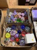 A large collection of Caithness paperweights