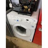 An Indesit washing machine