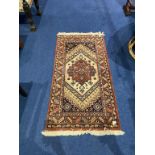 A small rug