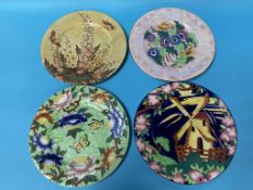 Four Maling plates