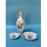 Three pieces of Herend porcelain