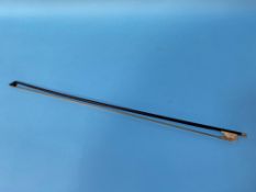 A violin bow, with bone fittings
