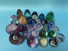A collection of Caithness paper weights etc.