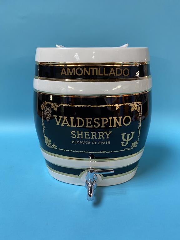 A Valdespino Sherry barrel