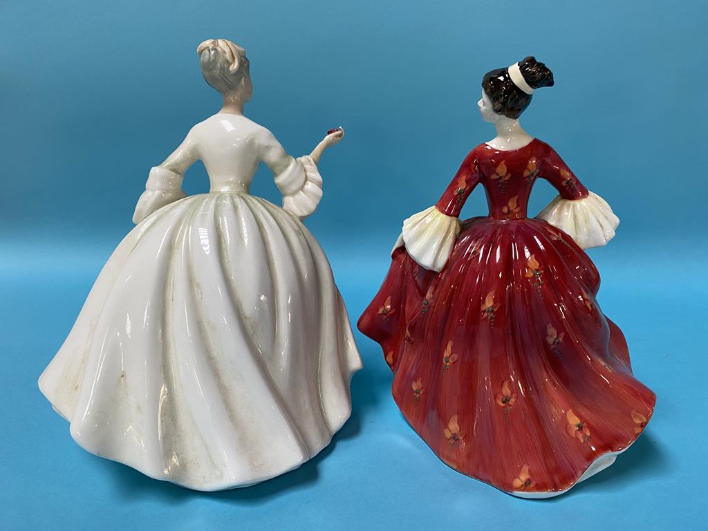 A Coalport figure Marlena, one other Coalport and three Royal Doulton figures - Image 5 of 7