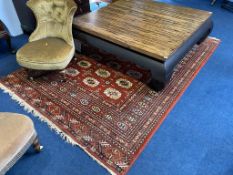 A patterned rug, 230 x 170cm