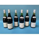 Six bottles of Bourgueil Domaine du Grand Clos, 1987