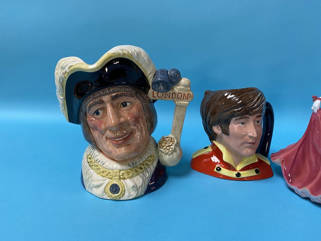 Two Coalport figures and two Doulton character jugs - Image 3 of 31