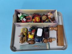 A tray of various Die Cast toys etc.