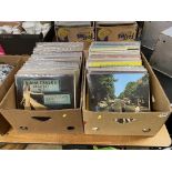 Two boxes of LPs, mainly Country and Western