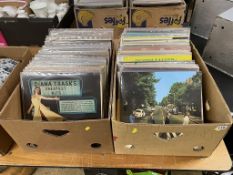 Two boxes of LPs, mainly Country and Western