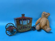 A W. and R. Jacobs and Co. Ltd biscuit tin and a teddy bear