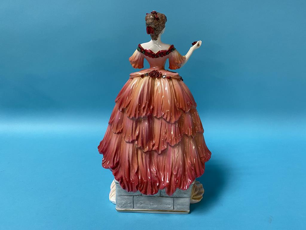 A Coalport figure Marlena, one other Coalport and three Royal Doulton figures - Image 7 of 7