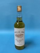 A bottle of Dallas Dhu 12 year old single malt whisky