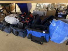 A quantity of tools and tool bags