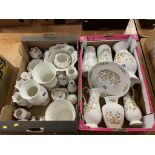A quantity of Aynsley 'Cottage Garden' china, in two boxes