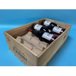 A crate of 10 bottles of Reserve Due Predot, 2001