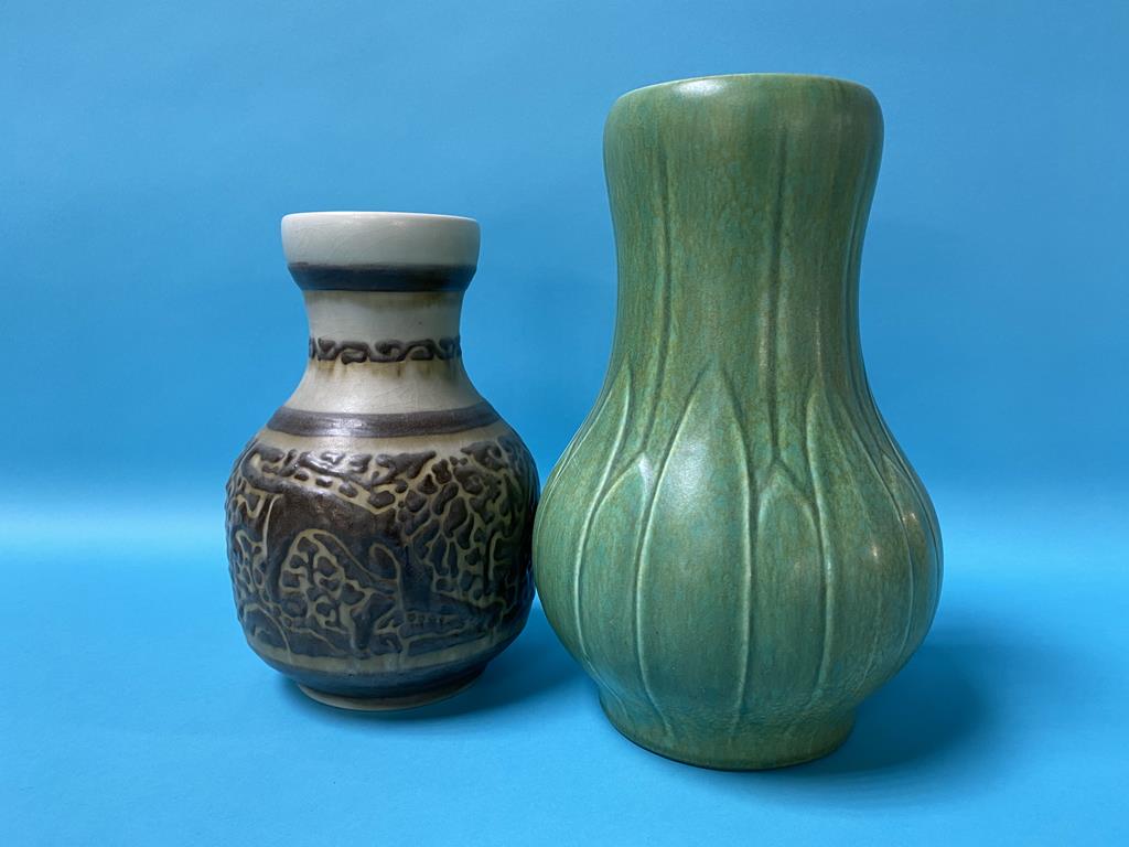 Two Royal Lancastrian vases - Image 3 of 7