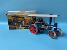 A boxed Wilesco traction engine