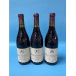 Three bottles of Chateauneuf du Pape, 1999