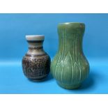 Two Royal Lancastrian vases