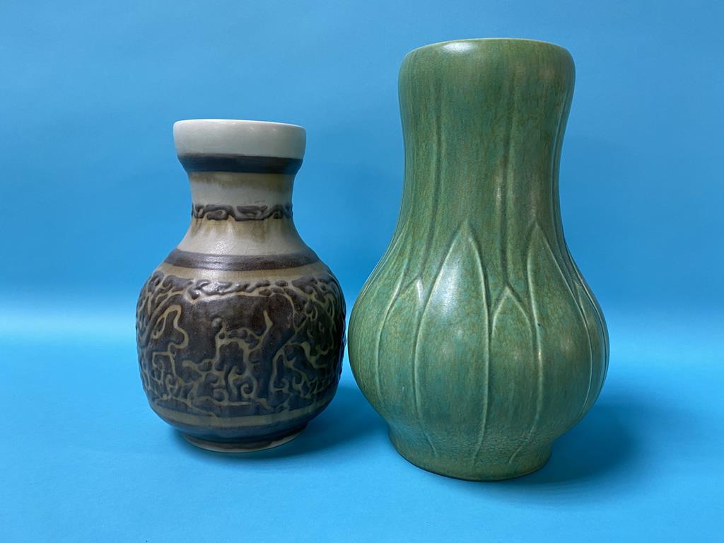 Two Royal Lancastrian vases - Image 4 of 7