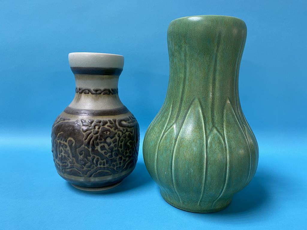 Two Royal Lancastrian vases - Image 2 of 7