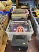 A quantity of LPs, to include Beatles and Led Zeppelin etc.