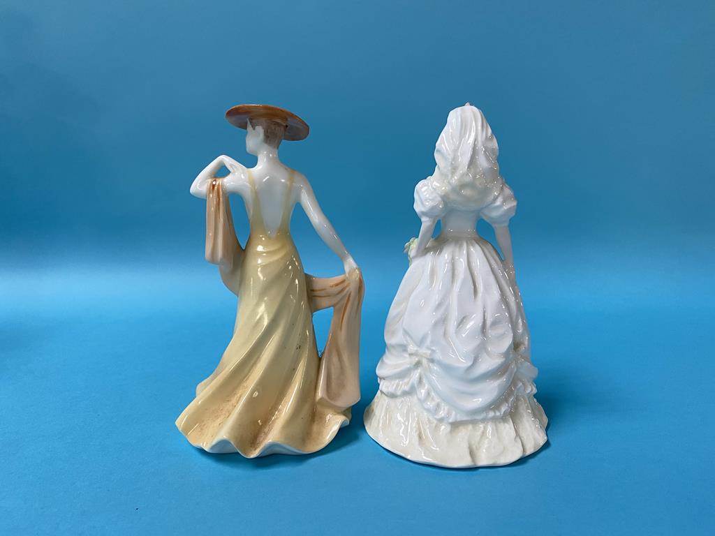 A Coalport figure Marlena, one other Coalport and three Royal Doulton figures - Image 3 of 7