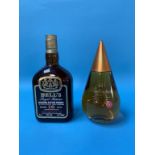 A bottle of Bells Royal Reserve 20 year old whisky and a 50cl bottle of Ballantine's 20 year old