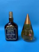 A bottle of Bells Royal Reserve 20 year old whisky and a 50cl bottle of Ballantine's 20 year old