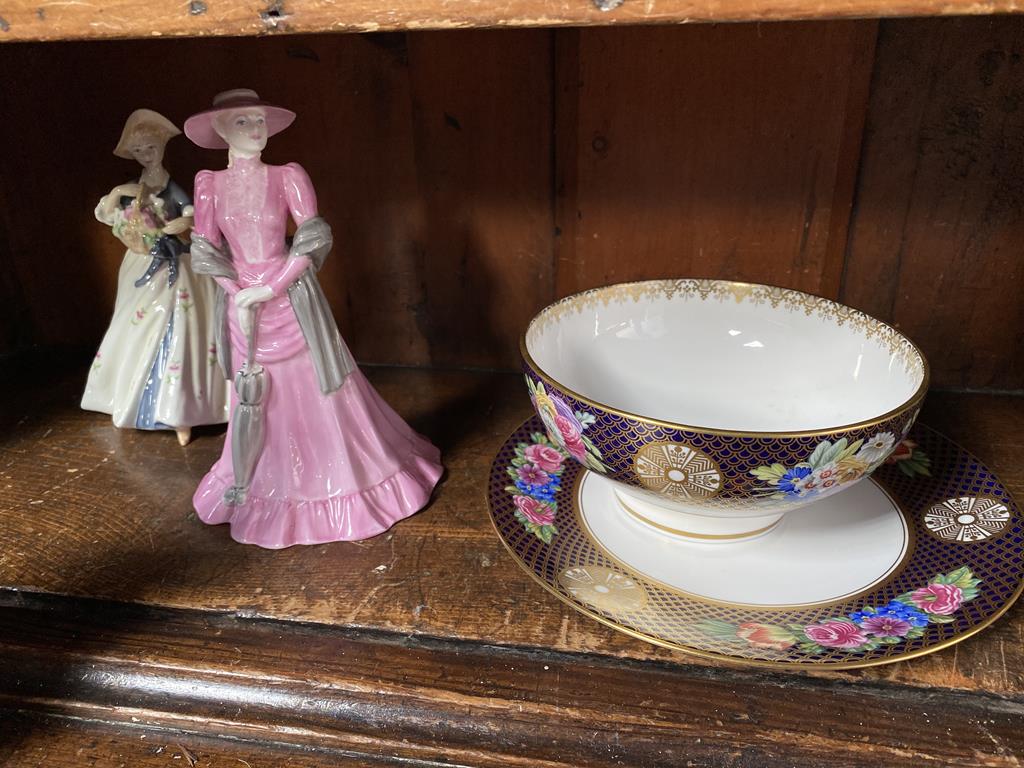 A pair of Royal Doulton vases, a jug, and a Spode bowl etc. - Image 4 of 5