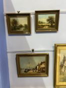 Collection of three oils by Stockton Smith