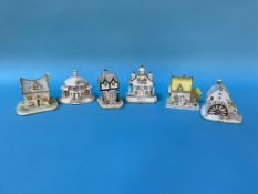 Six Coalport cottages
