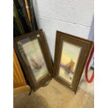 Pair of oak framed Maritime prints