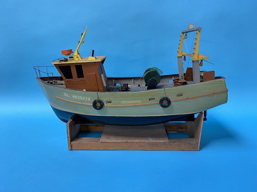 A remote controlled boat 'Boulogne Etaples', 55cm length