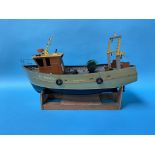 A remote controlled boat 'Boulogne Etaples', 55cm length