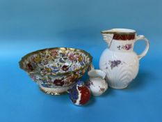 Royal Crown Derby paperweights, a Hammersley bowl etc.