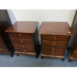 Pair of Stag bedside chests