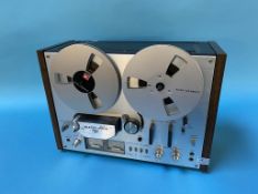 An Akai GX4000 D Reel to Reel tape recorder