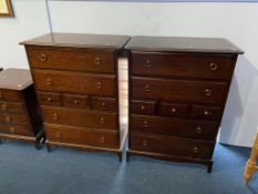 Two Stag chest of drawers