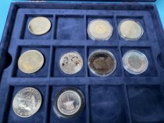 A collection of commemorative coins (9)