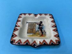 A Maling 'Historical Pageant of Newcastle and the North July 20-25 1932' ash tray