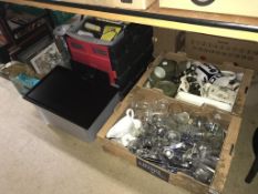 Five boxes of miscellaneous