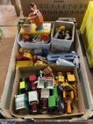 Tray of assorted Die Cast toys etc.