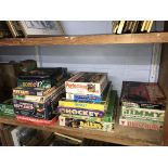 Collection of vintage board games