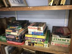 Collection of vintage board games